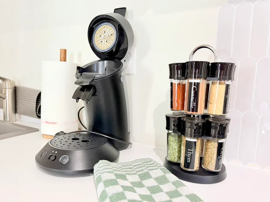 La machine à café Senseo et le carrousel à épices